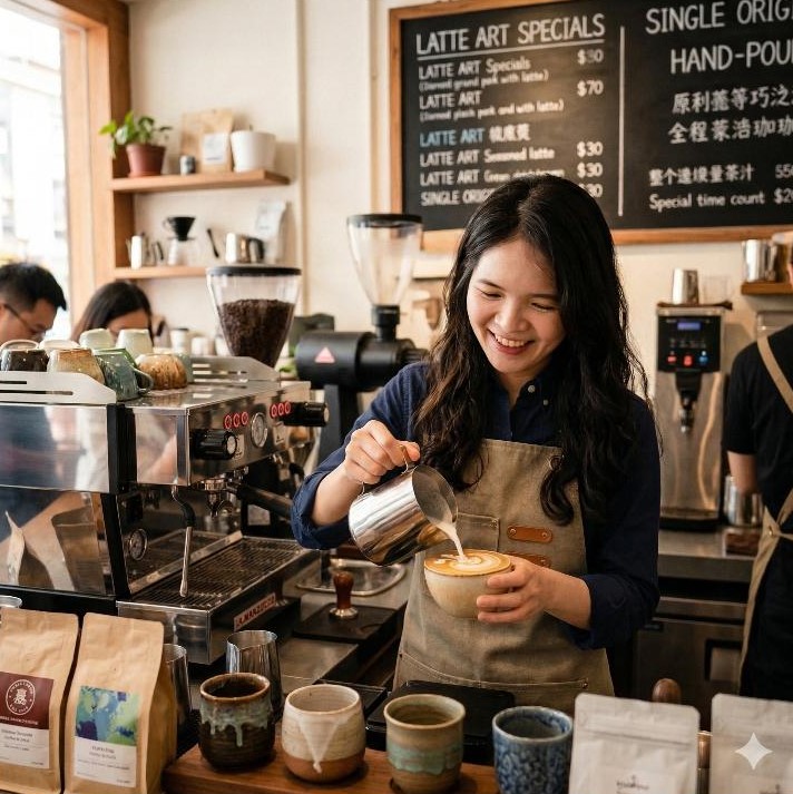 手沖咖啡 轉角愛上你